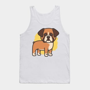 Cute Boxer Dog Tank Top